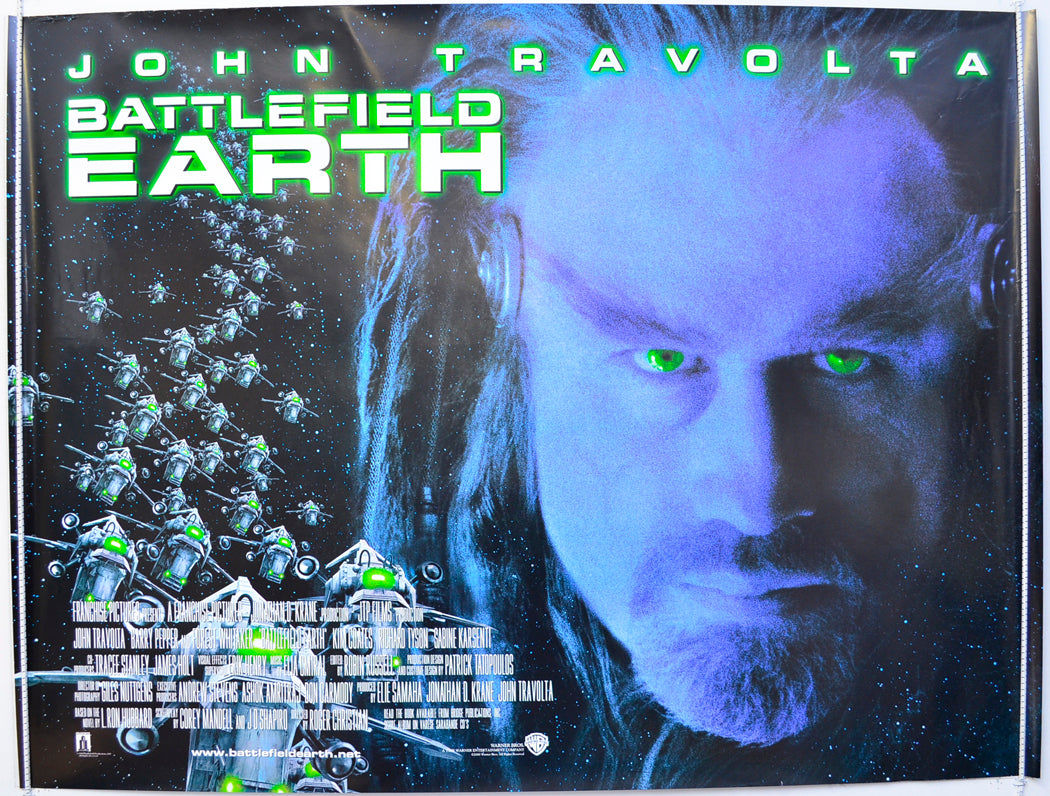 Battlefield Earth  Original British Quad Poster - Film Poster - Movie Poster 