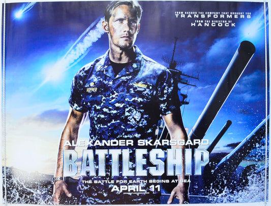 Battleship  (Teaser / Advance Version)   Original British Quad Poster - Film Poster - Movie Poster 