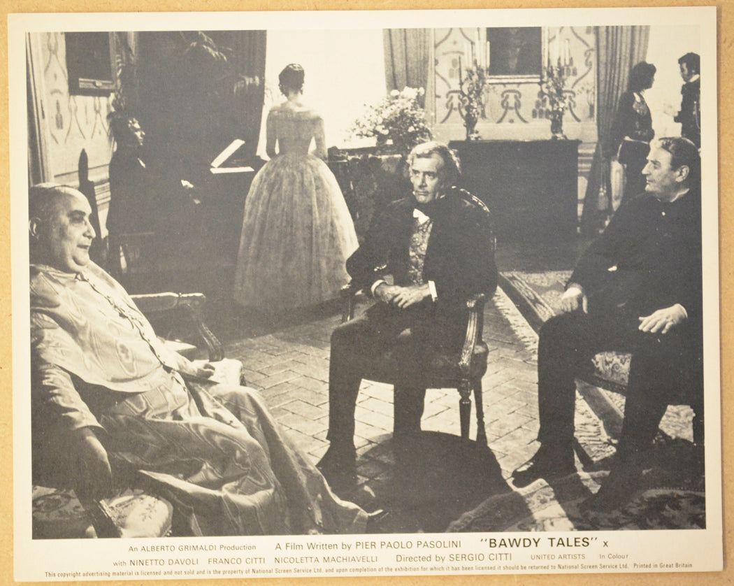 BAWDY TALES (Card 4) Cinema Set of Black and White FOH Stills / Lobby Cards 