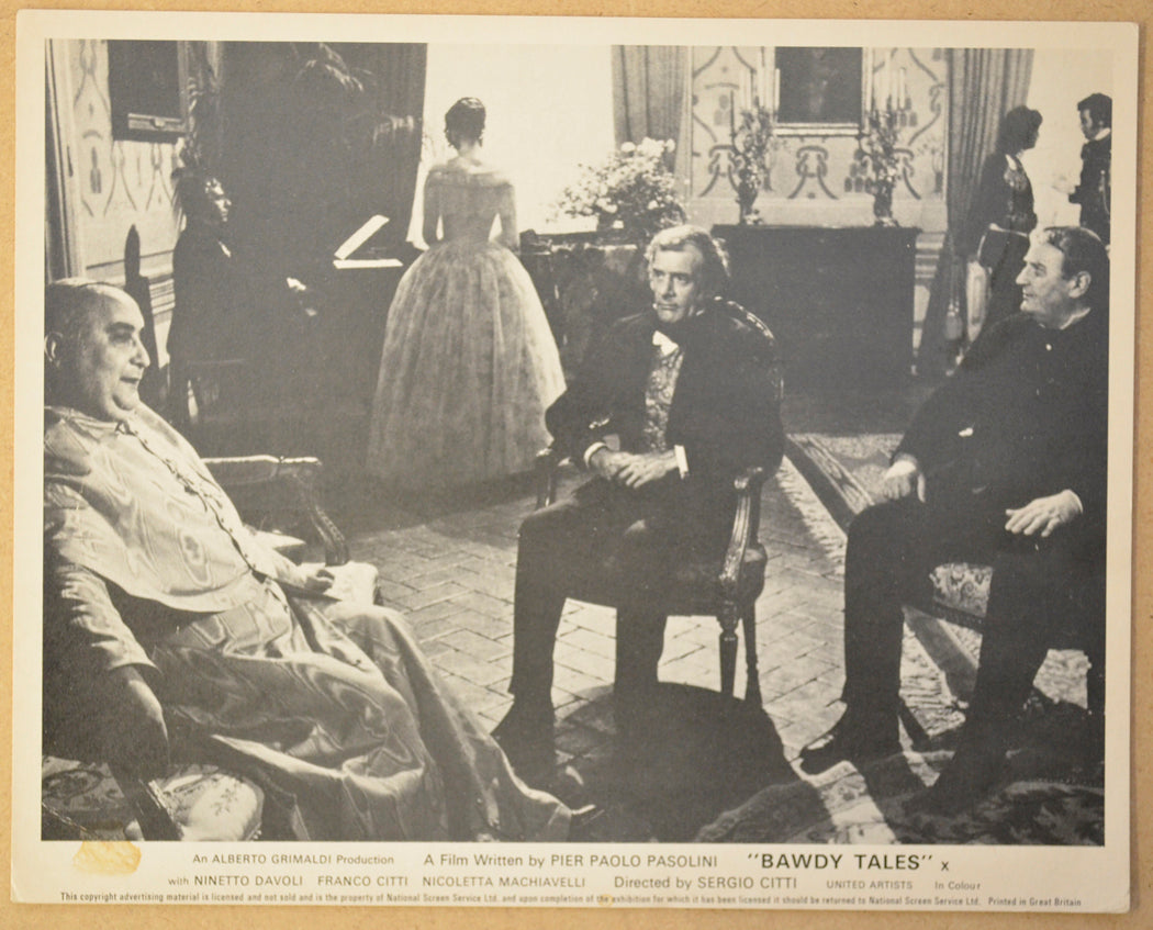 BAWDY TALES (Card 4) Cinema Set of Black and White FOH Stills / Lobby Cards 