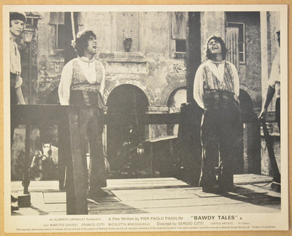 BAWDY TALES (Card 8) Cinema Set of Black and White FOH Stills / Lobby Cards 