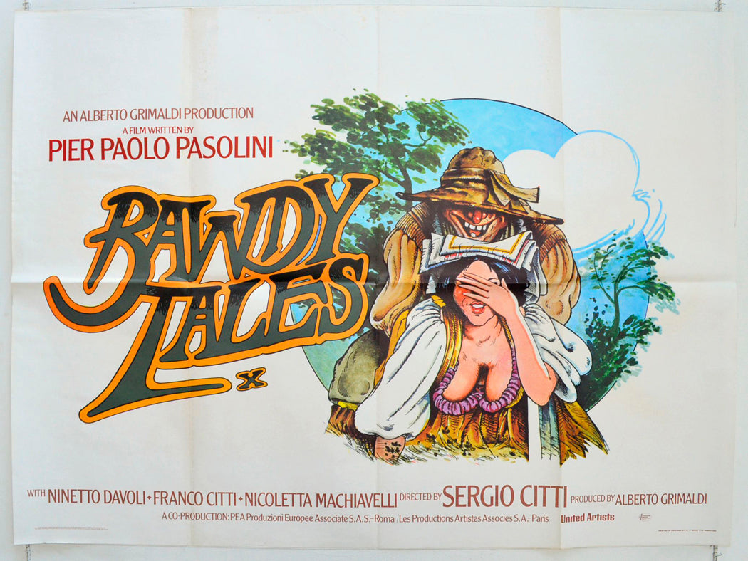 Bawdy Tales  (a.k.a. Storie scellerate)   Original British Quad Poster - Film Poster - Movie Poster 