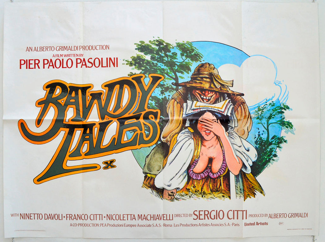 Bawdy Tales  (a.k.a. Storie scellerate)   Original British Quad Poster - Film Poster - Movie Poster 