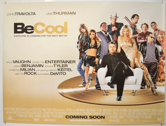 Be Cool  (Teaser / Advance Version) Original Quad Poster - Film Poster - Movie Poster  