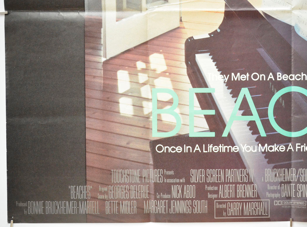 BEACHES (Bottom Left) Cinema Quad Movie Poster 