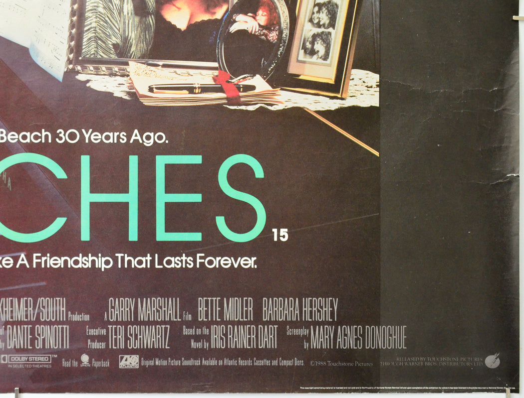 Beaches (Bottom Right) Cinema Quad Movie Poster 