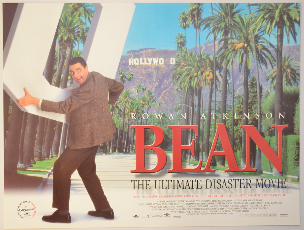 Bean : The Ultimate Disaster Movie Original Mini Quad Poster - Film Poster - Movie Poster