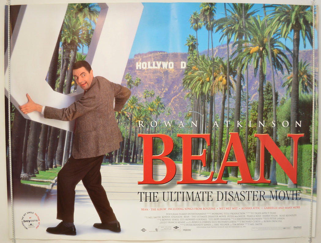 Bean : The Ultimate Disaster Movie  Original Quad Poster - Film Poster - Movie Poster 