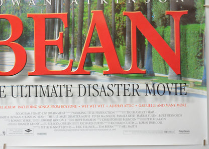 BEAN : THE ULTIMATE DISASTER MOVIE (Bottom Right) Cinema Quad Movie Poster 