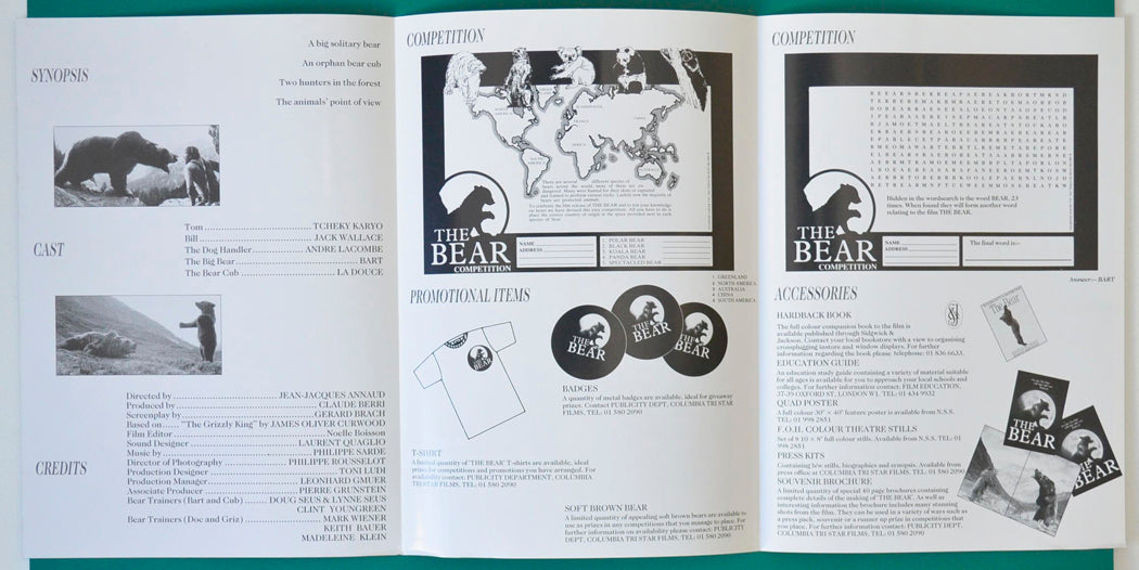 The Bear - Press Book - Inside