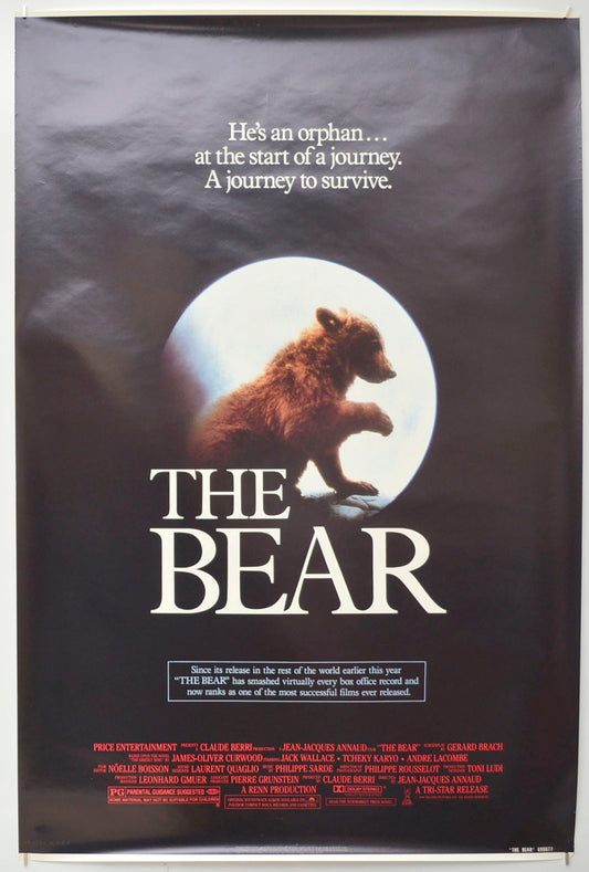 The Bear Original One Sheet Poster - Film Poster - Movie Poster