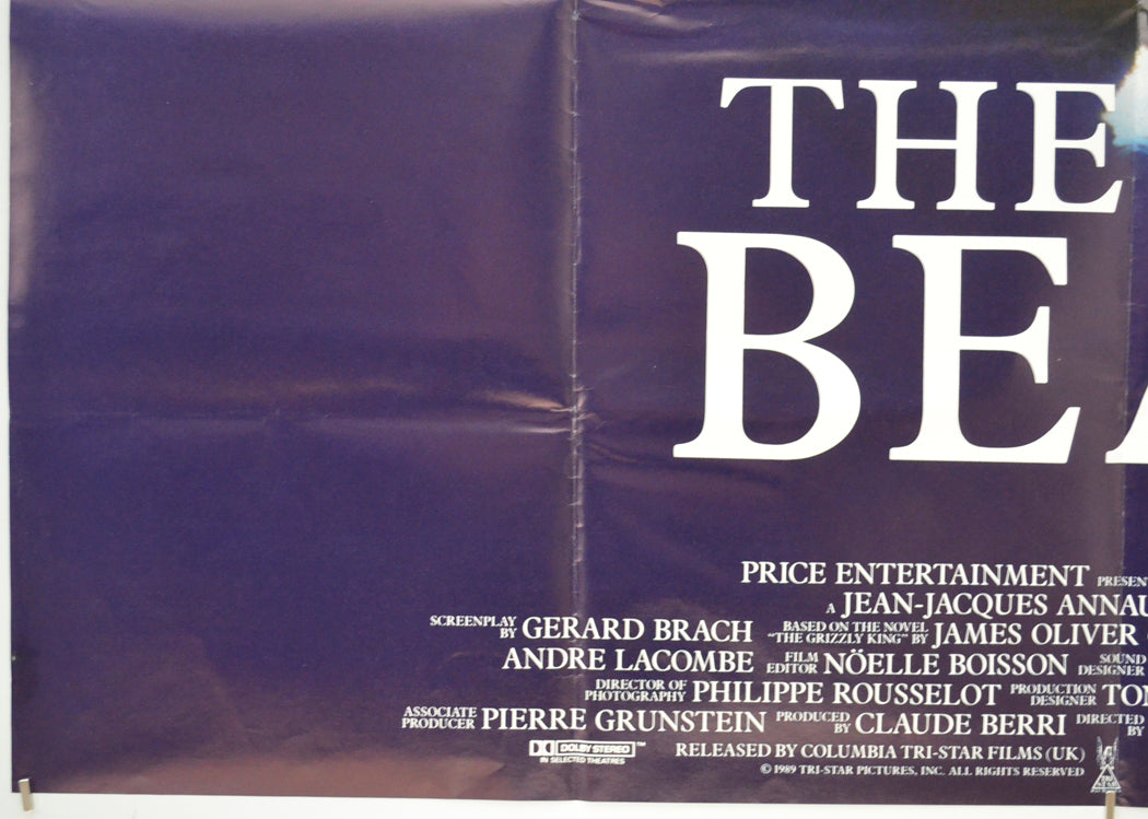 THE BEAR (Bottom Left) Cinema Quad Movie Poster 