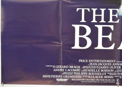 THE BEAR (Bottom Left) Cinema Quad Movie Poster 