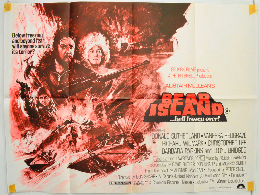 Bear Island Original British Quad Poster - Film Poster - Movie Poster 