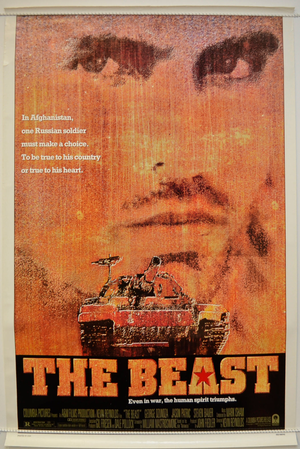 The Beast  Original One Sheet Poster - Film Poster - Movie Poster 