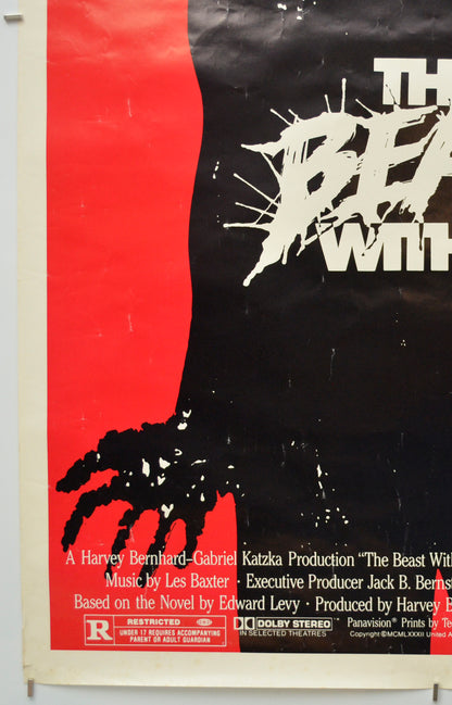 THE BEAST WITHIN (Bottom Left) Cinema One Sheet Movie Poster 