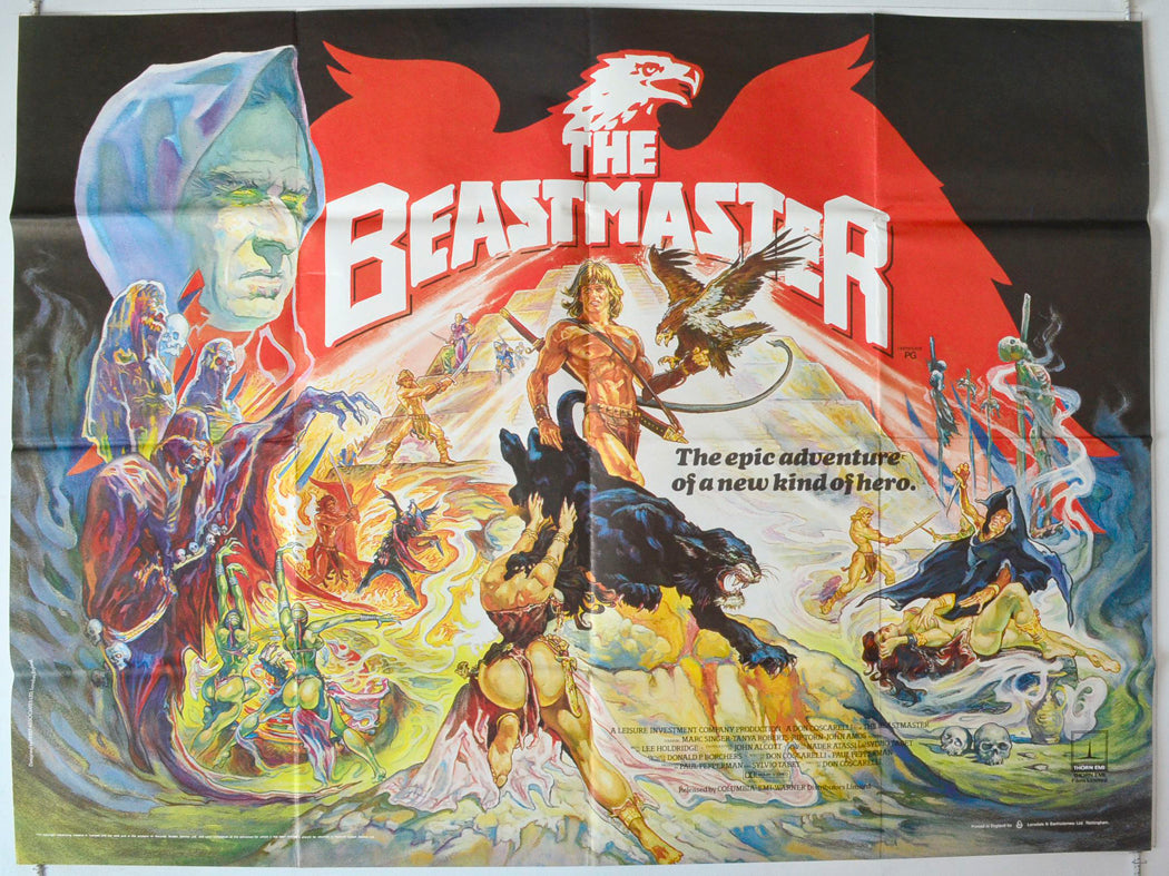 The Beastmaster Original British Quad Poster - Movie Poster