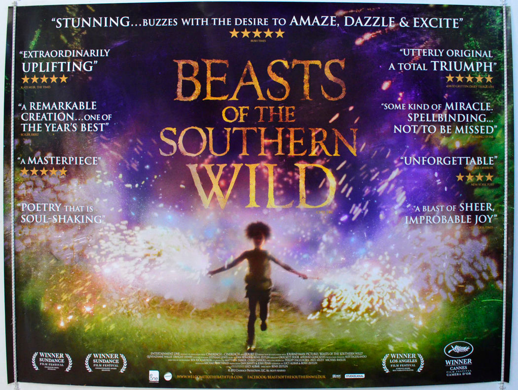 Beasts Of The Southern Wild Original British Quad Poster - Film Poster - Movie Poster 