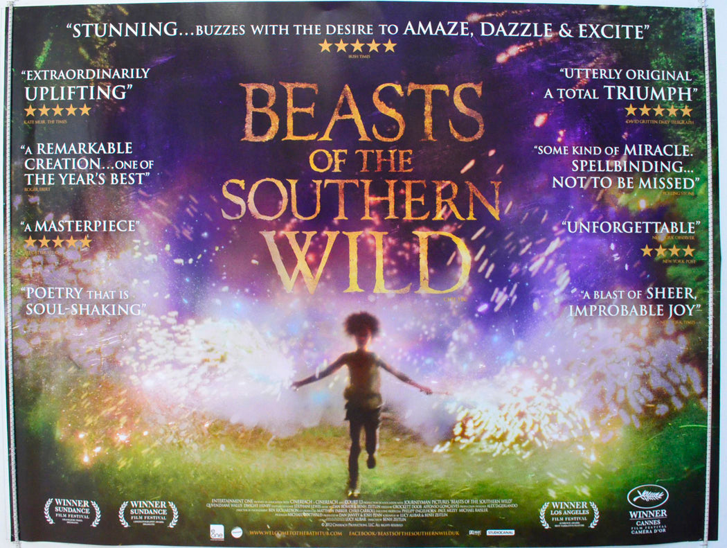 Beasts Of The Southern Wild Original British Quad Poster - Film Poster - Movie Poster 