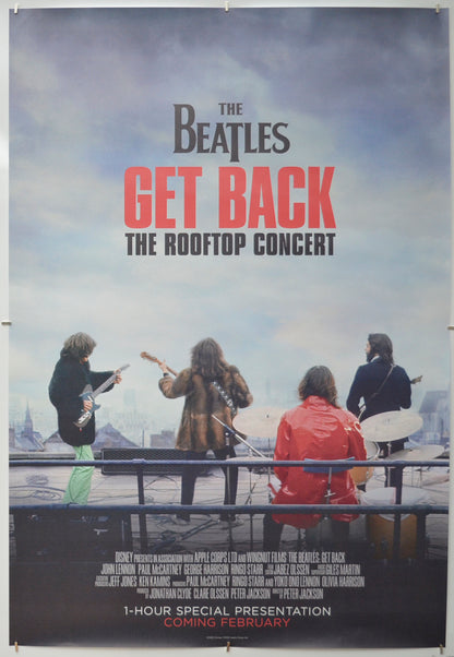 Beatles: Get Back - The Rooftop Concert Original One Sheet Poster - Film Poster - Movie Poster