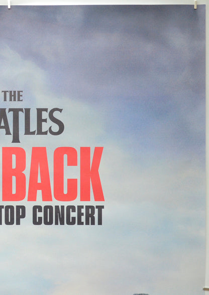 BEATLES: GET BACK - THE ROOFTOP CONCERT (Top Right) Cinema One Sheet Movie Poster 