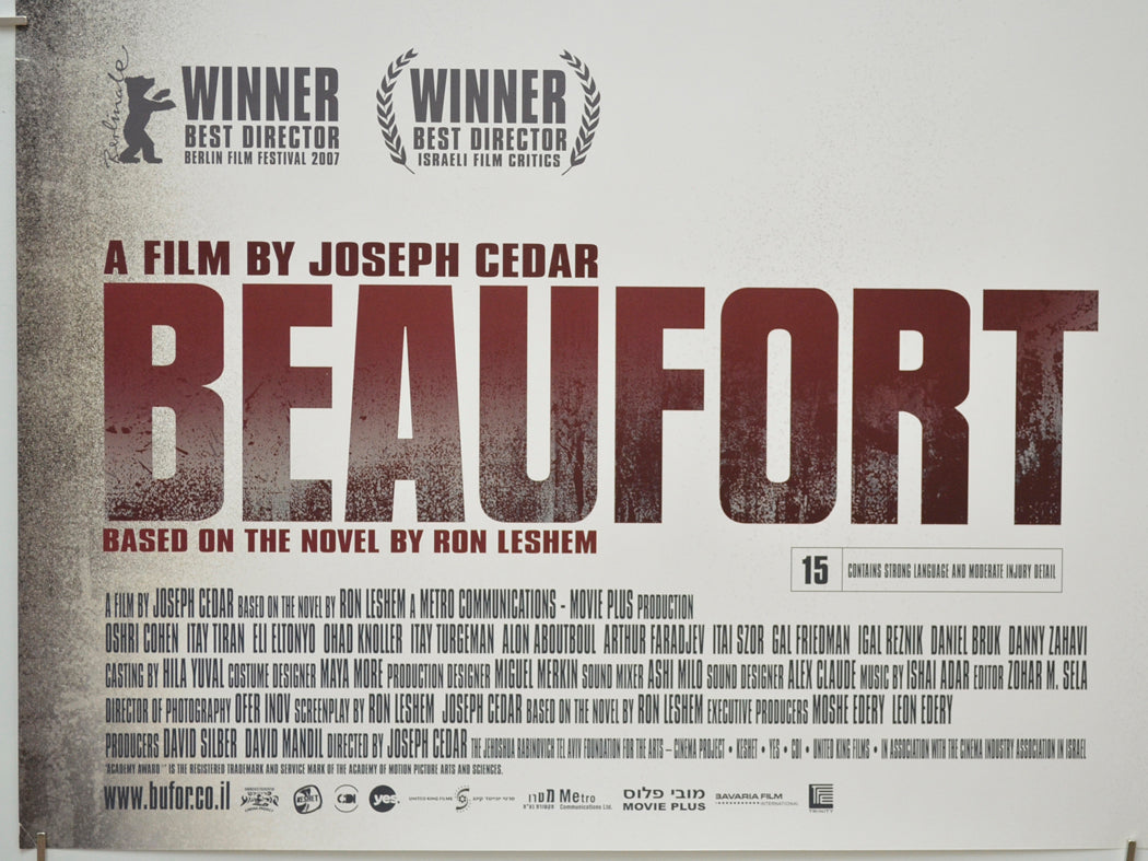 BEAUFORT (Bottom Left) Cinema Quad Movie Poster 