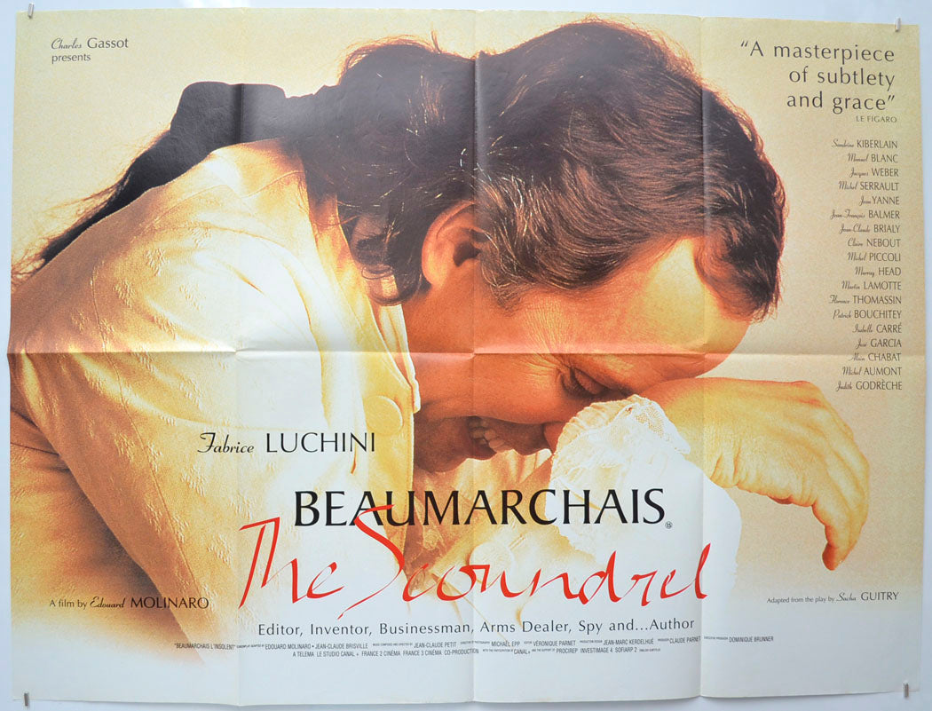 Beaumarchais The Scoundrel Original Quad Poster - Film Poster - Movie Poster