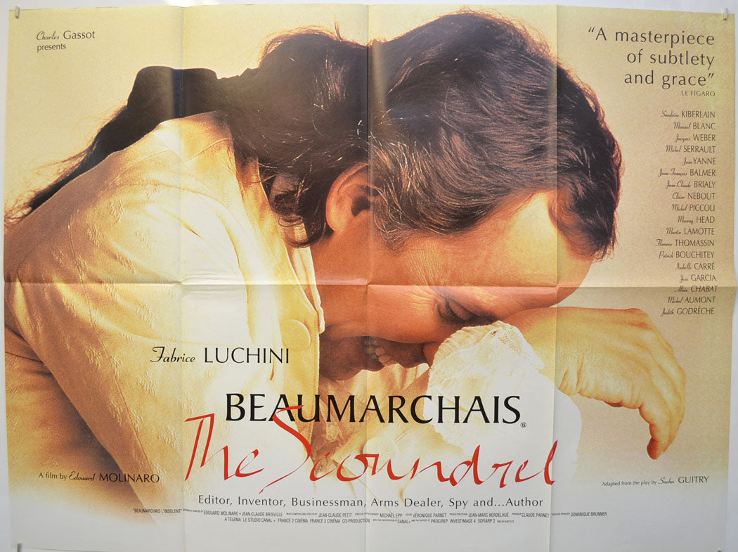 Beaumarchais The Scoundrel  Original Quad Poster - Film Poster - Movie Poster