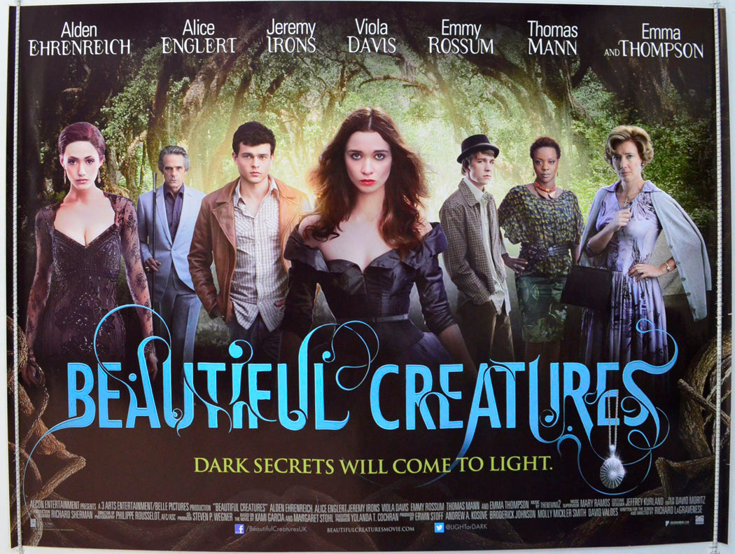 Beautiful Creatures Original British Quad Poster - Film Poster - Movie Poster 