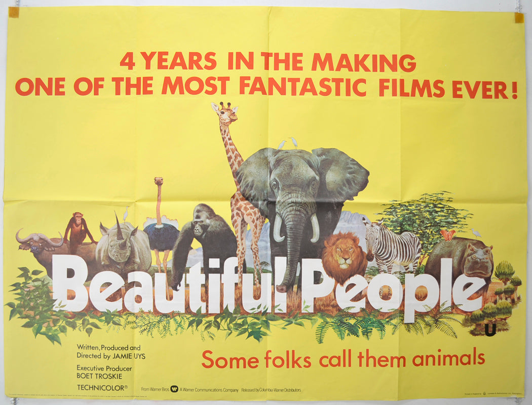 Beautiful People  Original Quad Poster - Film Poster - Movie Poster 