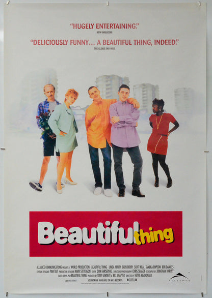 Beautiful Thing - Original One Sheet Poster - Film Poster - Movie Poster 