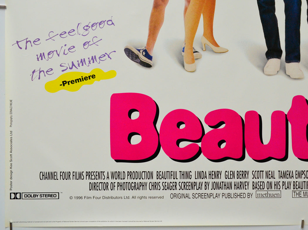 Beautiful Thing (Bottom Left) Cinema Quad Movie Poster 