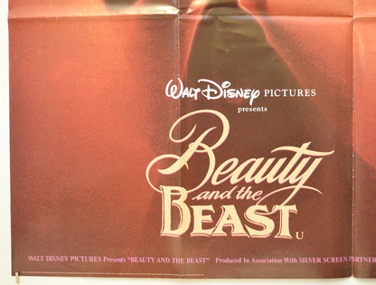 BEAUTY AND THE BEAST (Bottom Left) Cinema Quad Movie Poster 