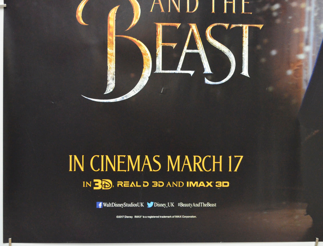 Beauty And The Beast (Bottom Left) Cinema Quad Movie Poster 