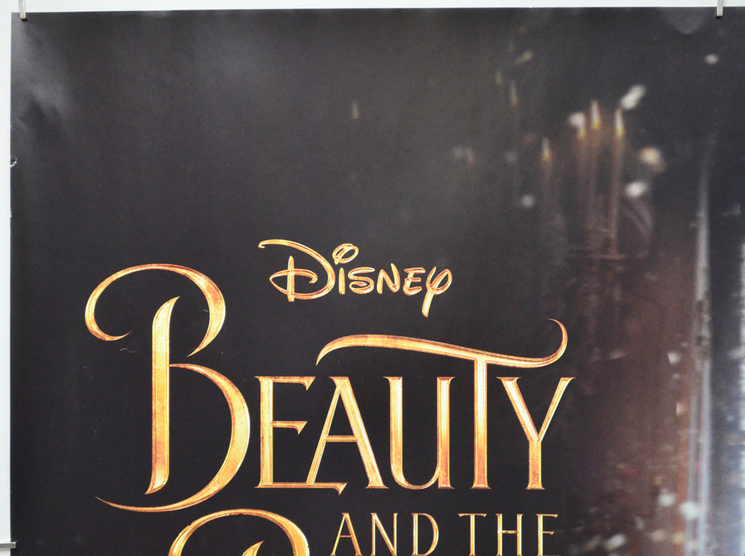 Beauty And The Beast (Top Left) Cinema Quad Movie Poster 