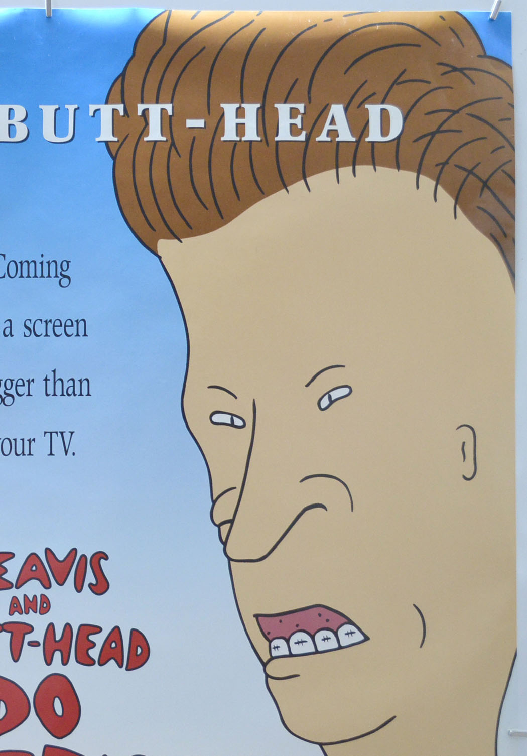 BEAVIS AND BUTT-HEAD DO AMERICA (Top Right) Cinema One Sheet Movie Poster 