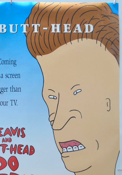 BEAVIS AND BUTT-HEAD DO AMERICA (Top Right) Cinema One Sheet Movie Poster 