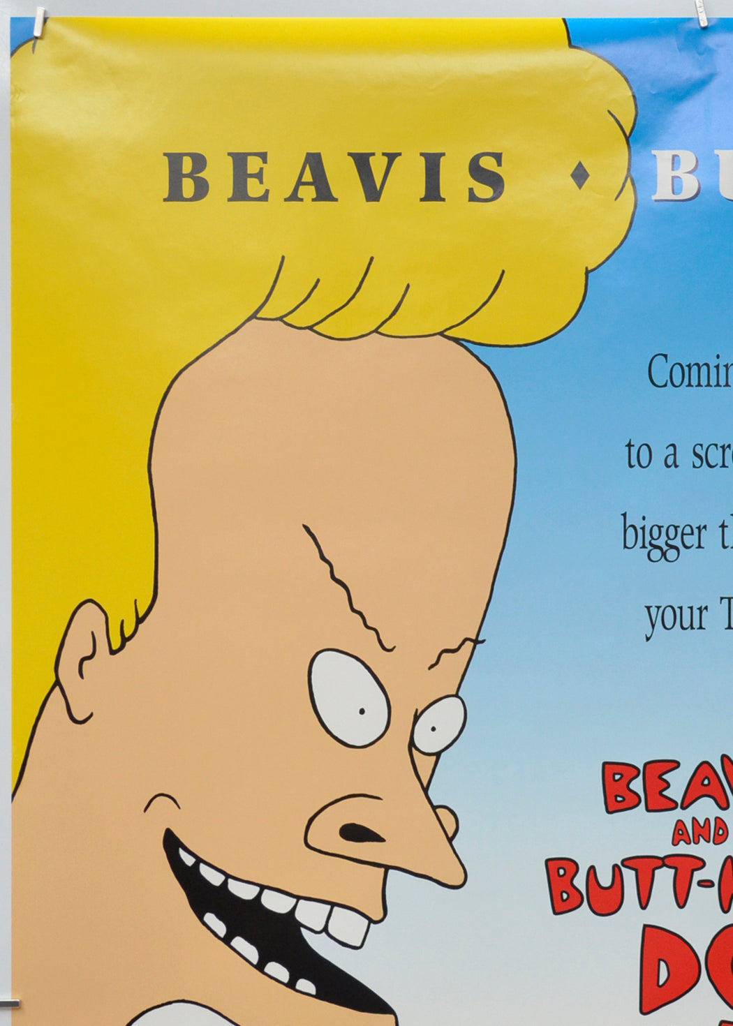 BEAVIS AND BUTT-HEAD DO AMERICA (Top Left) Cinema One Sheet Movie Poster 