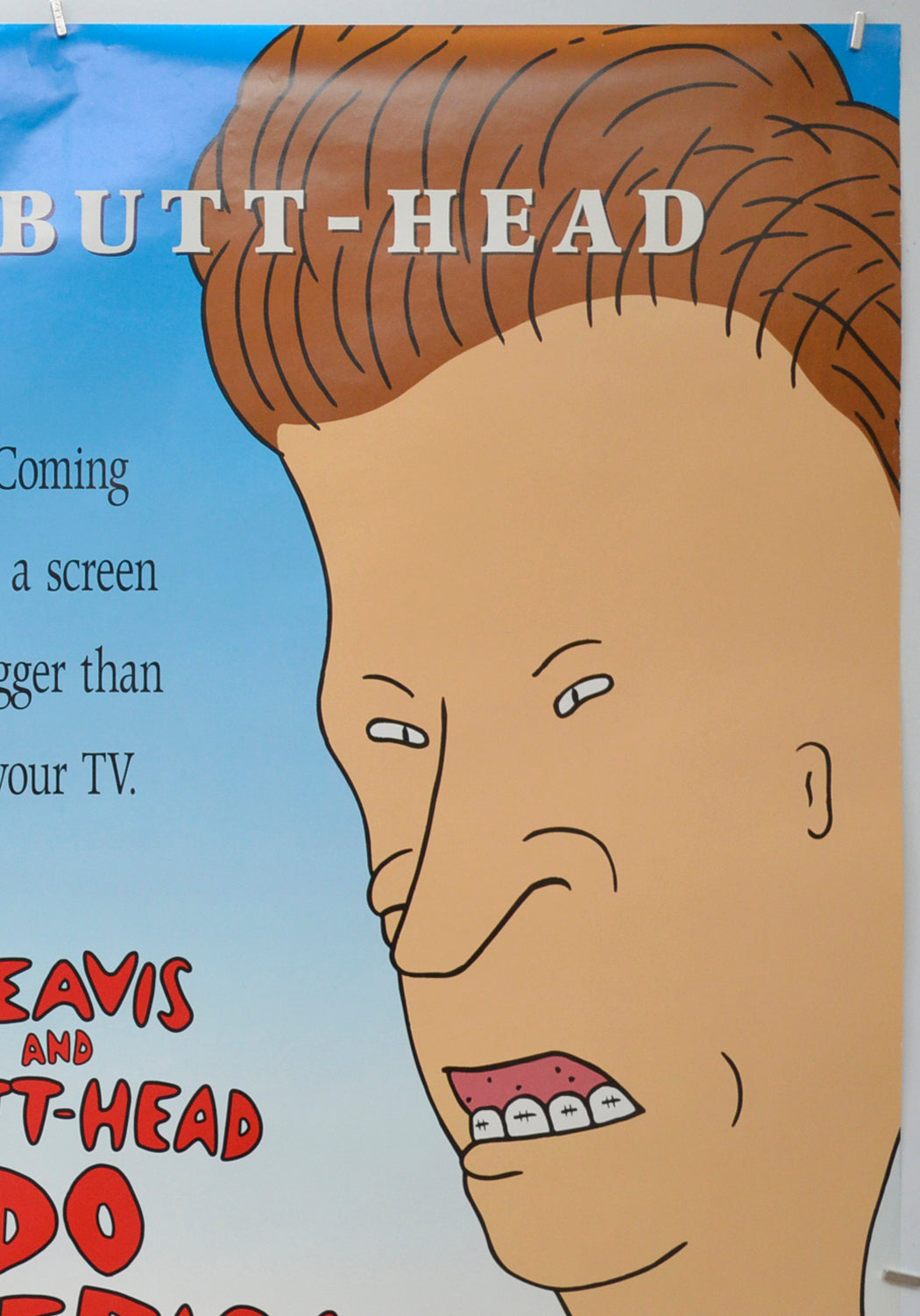 BEAVIS AND BUTT-HEAD DO AMERICA (Top Right) Cinema One Sheet Movie Poster 