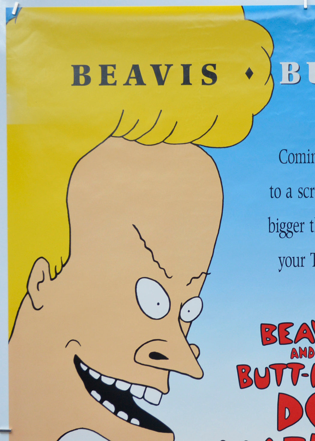 BEAVIS AND BUTT-HEAD DO AMERICA (Top Left) Cinema One Sheet Movie Poster 