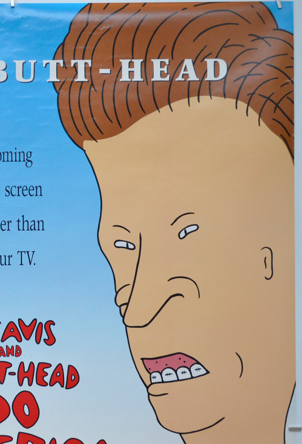 BEAVIS AND BUTT-HEAD DO AMERICA (Top Right) Cinema One Sheet Movie Poster 