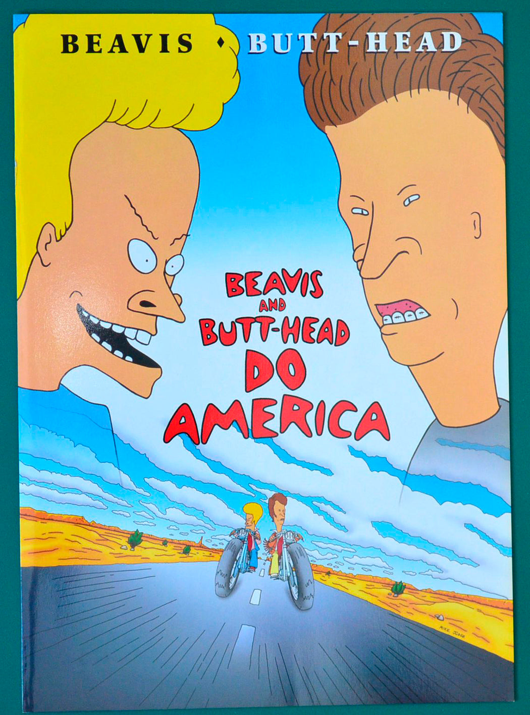 Beavis And Butt-Head Do America    Original Cinema Exhibitors Synopsis / Credits Booklet  + Advertising Blocks Sheet    