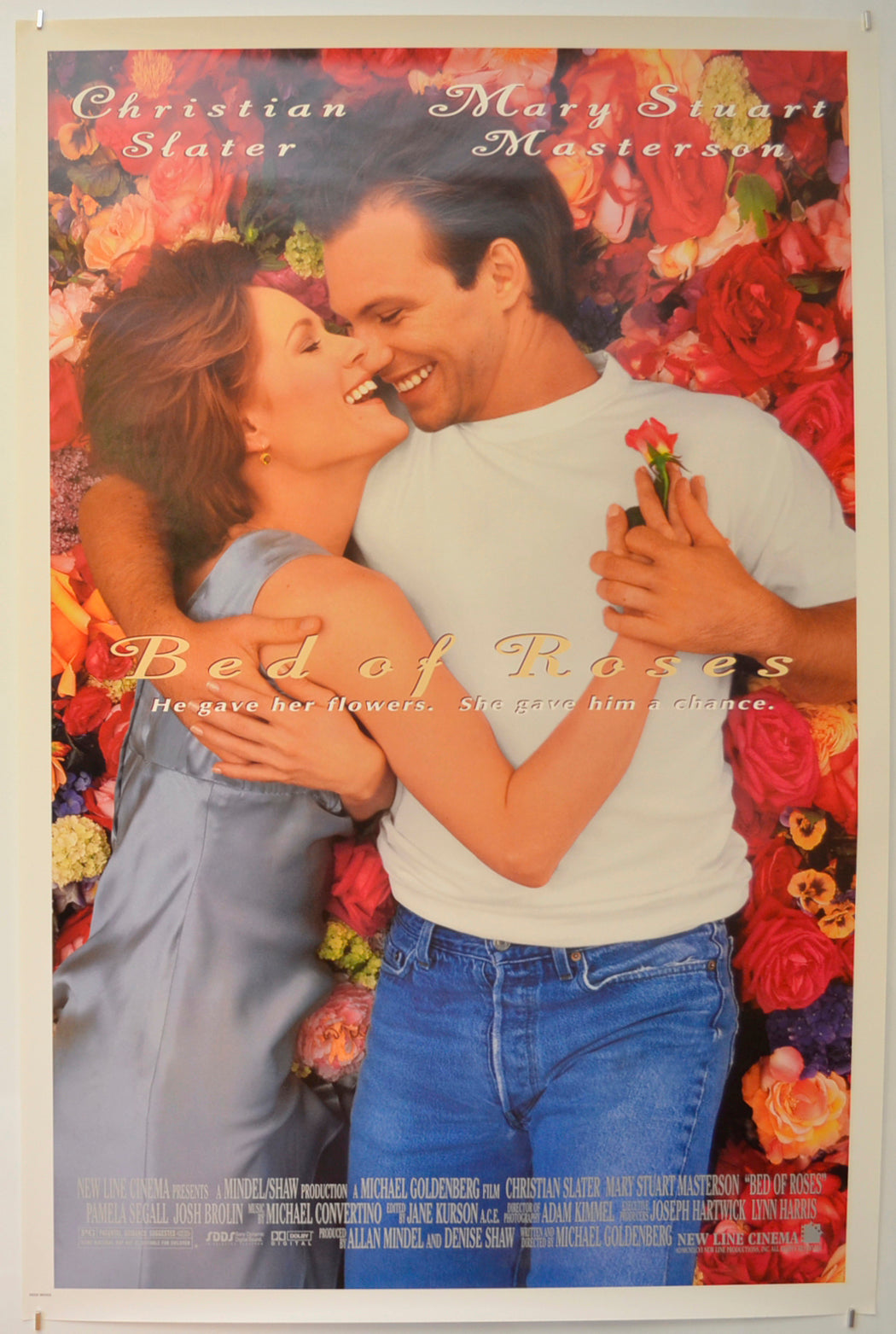 Bed Of Roses  Original One Sheet Poster - Film Poster - Movie Poster