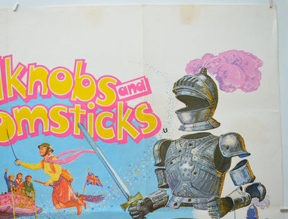 BEDKNOBS AND BROOMSTICKS (Top Right) Cinema Quad Movie Poster 