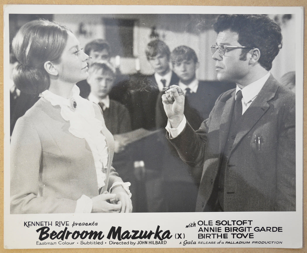 BEDROOM MAZURKA (Card 1) Cinema Black and White FOH Stills / Lobby Cards 