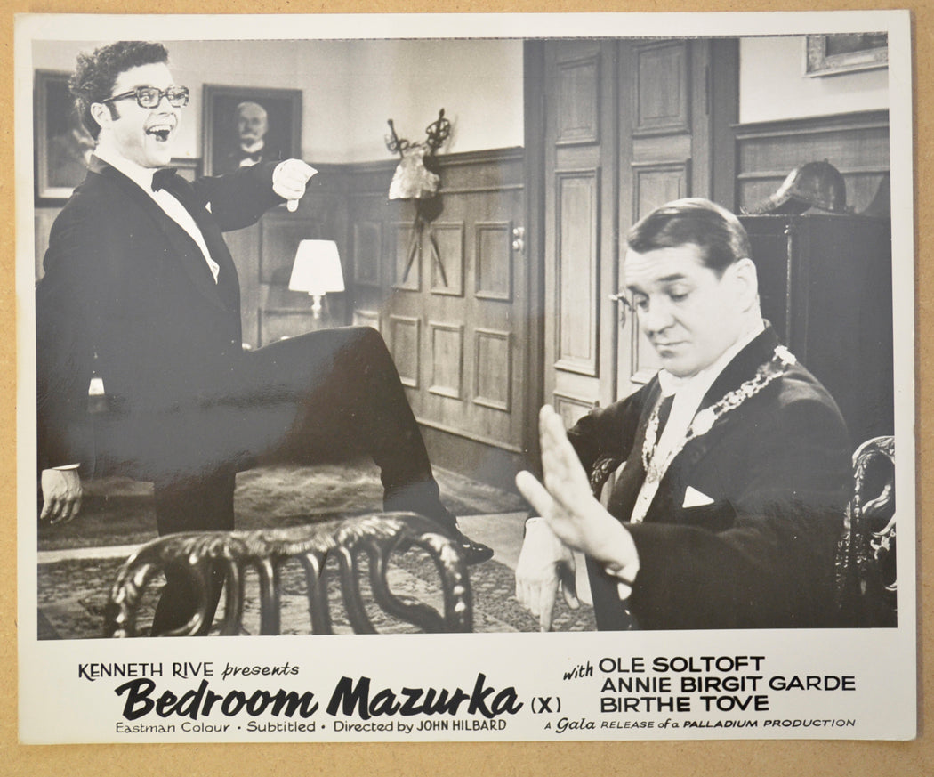 BEDROOM MAZURKA (Card 2) Cinema Black and White FOH Stills / Lobby Cards 