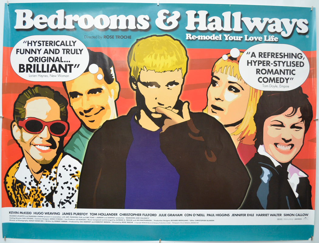 Bedrooms And Hallways  Original Quad Movie Poster  