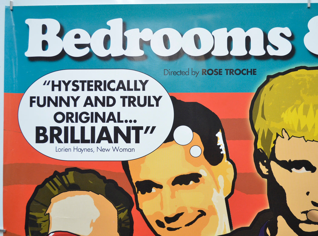 BEDROOMS AND HALLWAYS (Top Left) Cinema Quad Movie Poster 