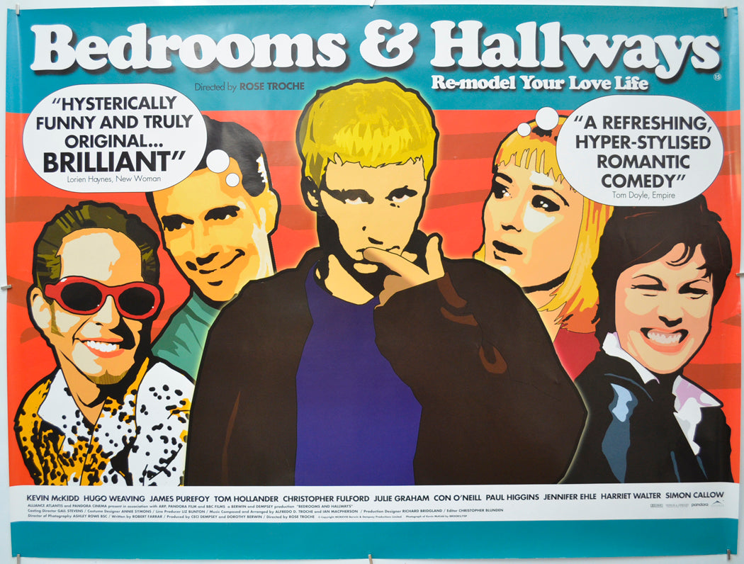 Bedrooms And Hallways Original Quad Poster - Film Poster - Movie Poster