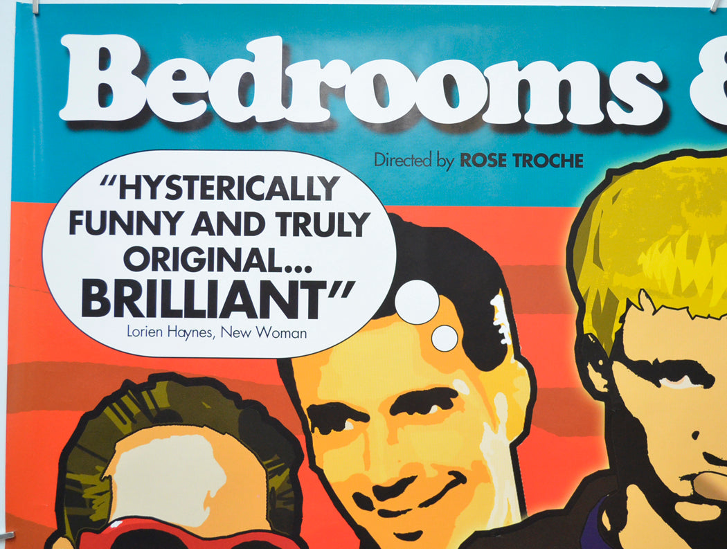 BEDROOMS AND HALLWAYS (Top Left) Cinema Quad Movie Poster 